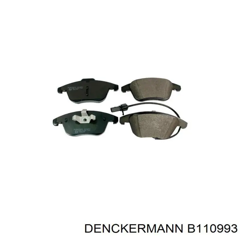 B110993 Denckermann Передні гальмівні колодки