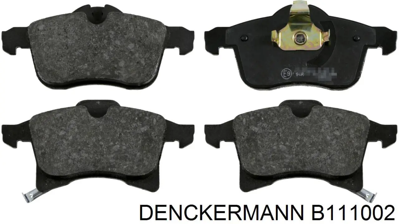 Гальмівні колодки Denckermann B111002 ціна, від 21.56 USD