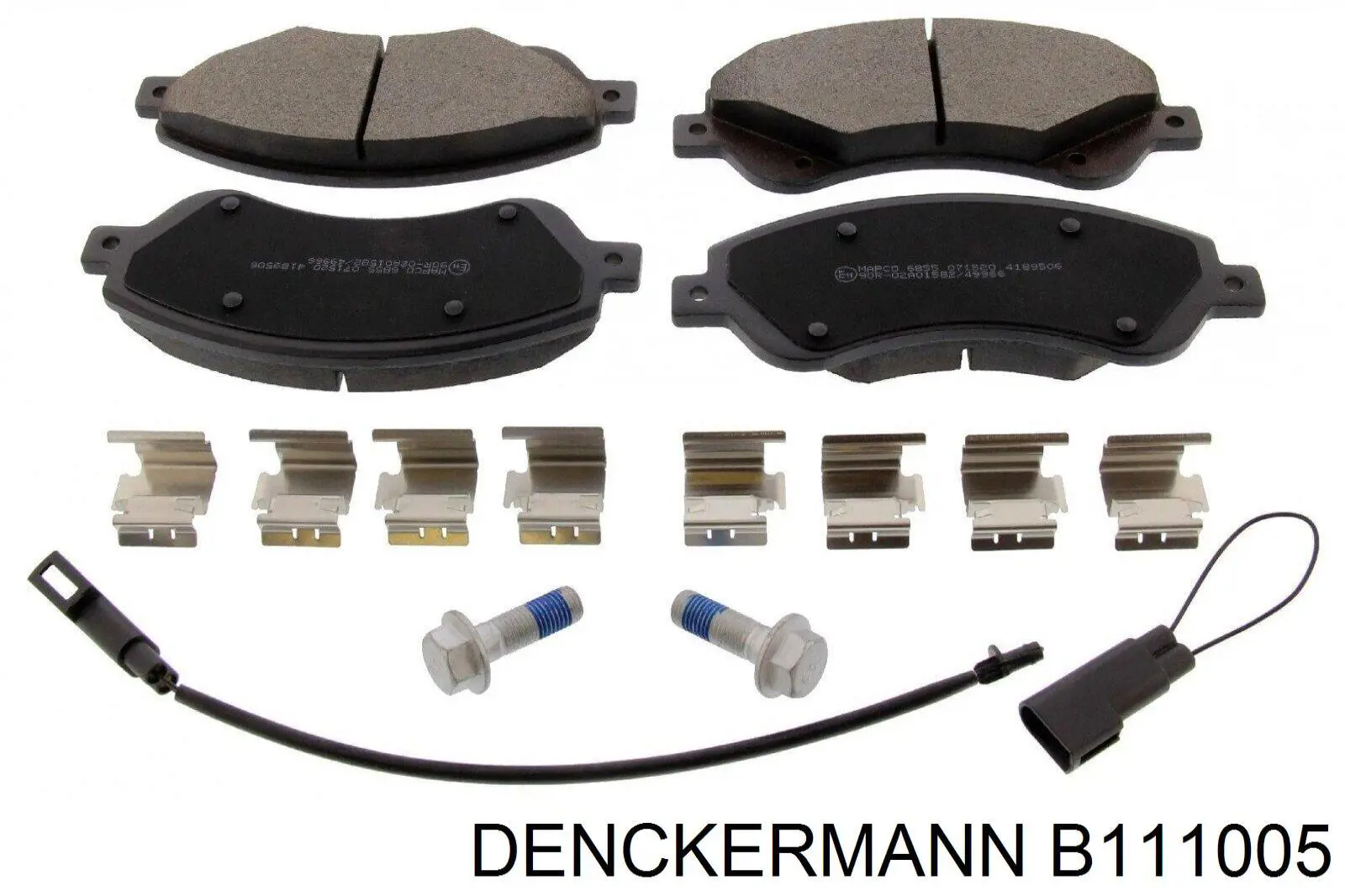 Гальмівні колодки Denckermann B111005 ціна, від 24.85 USD