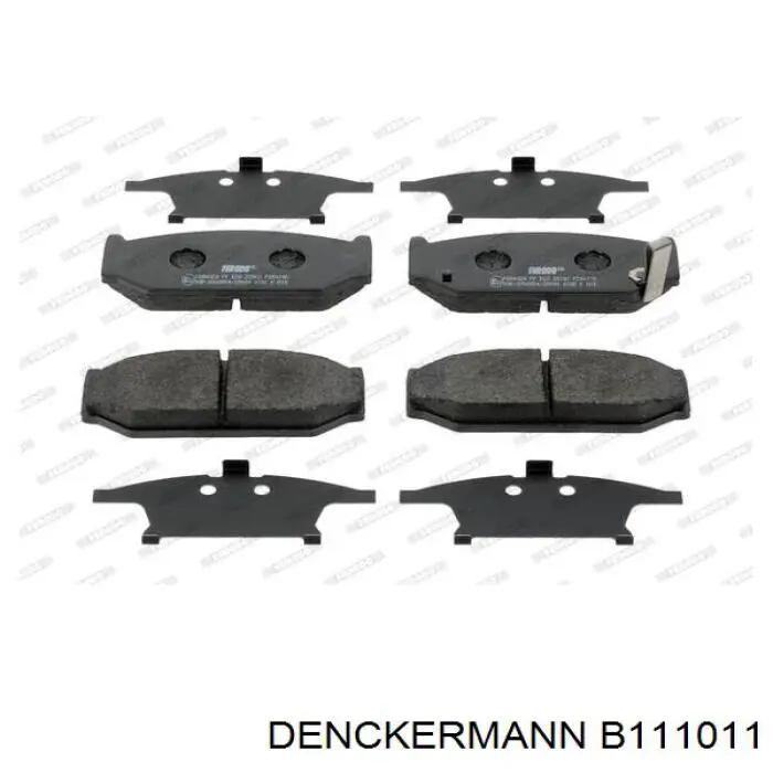 B111011 Denckermann Передні гальмівні колодки
