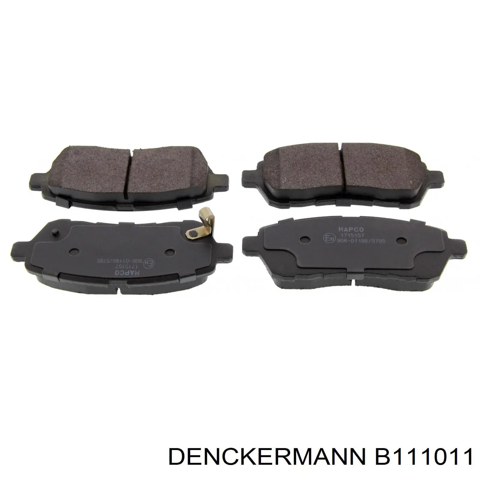 Гальмівні колодки Denckermann B111011 ціна, від 20.81 USD