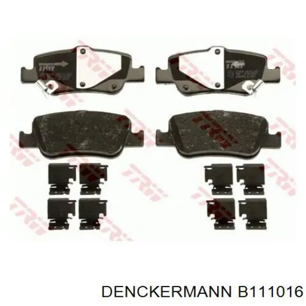 Задні дискові колодки Denckermann B111016