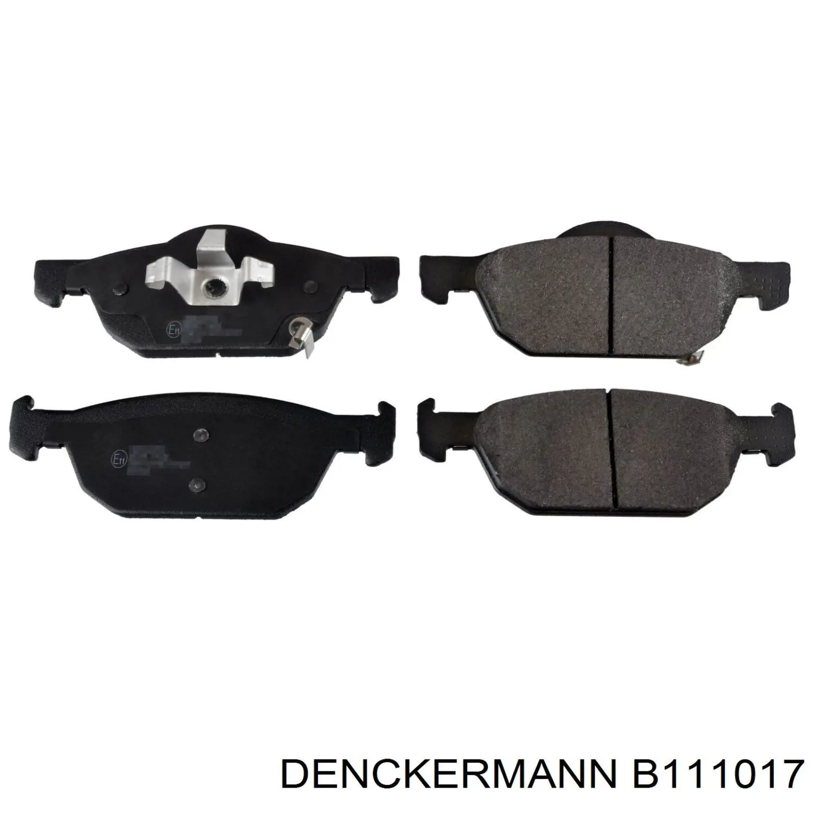 B111017 Denckermann Передні гальмівні колодки