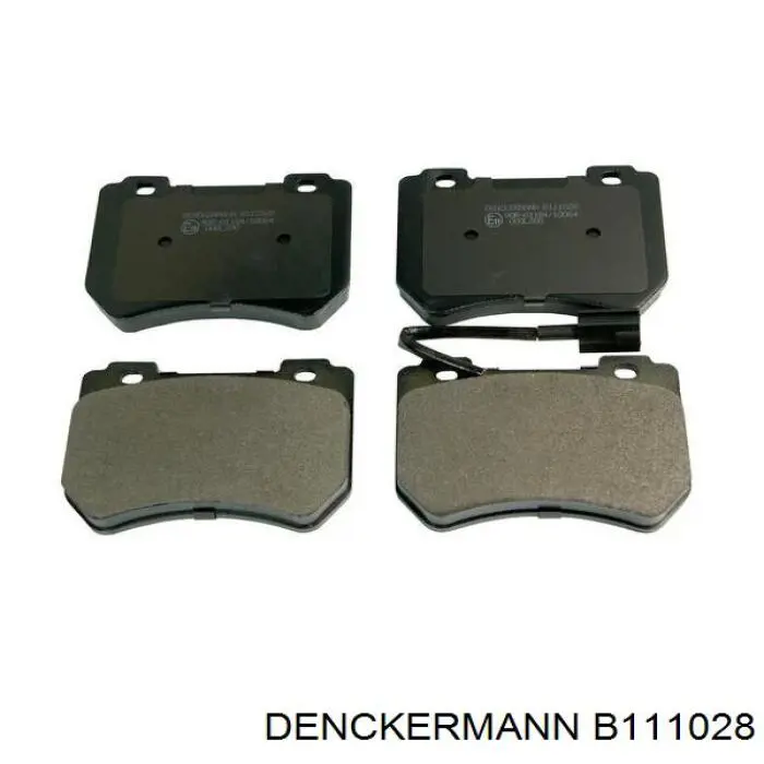 B111028 Denckermann колодки гальмівні передні, дискові