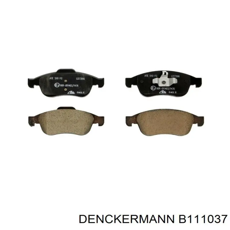 Гальмівні колодки Denckermann B111037 ціна, від 19.91 USD