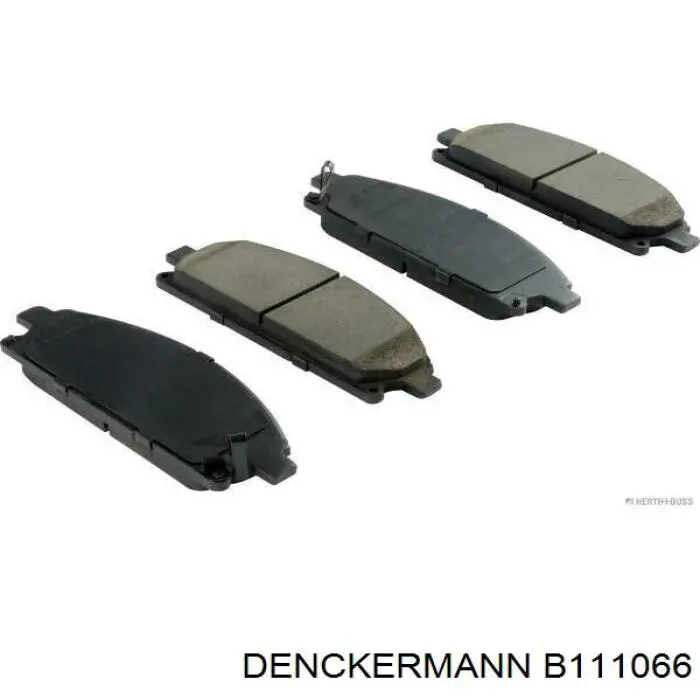 Гальмівні колодки Denckermann B111066 ціна, від 22.80 USD