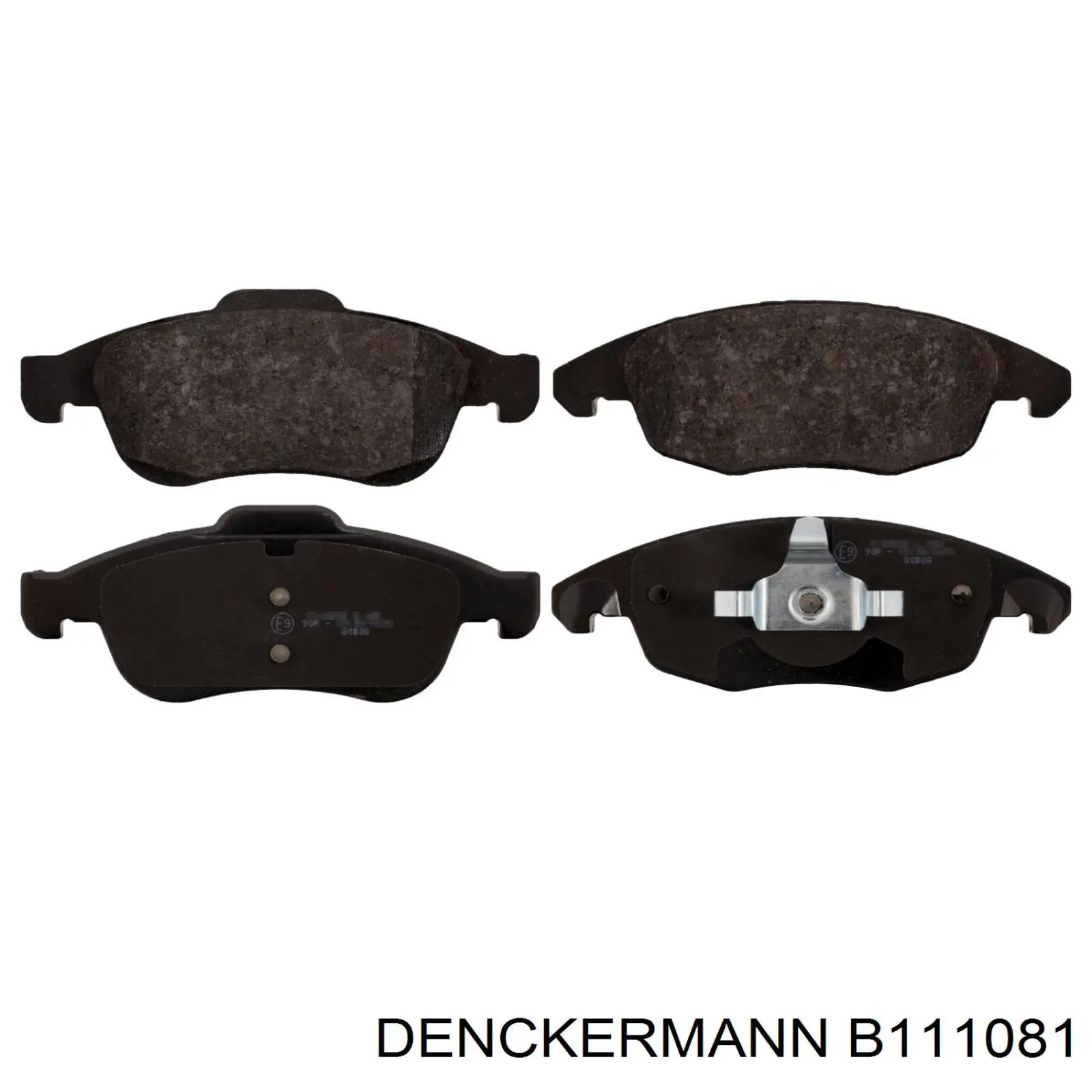 B111081 Denckermann колодки гальмівні передні, дискові