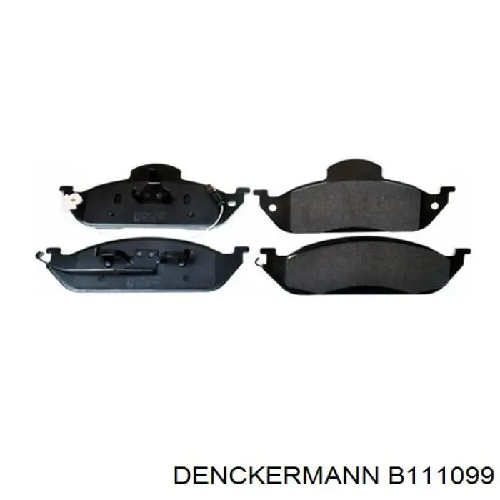 Гальмівні колодки Denckermann B111099 ціна, від 31.20 USD