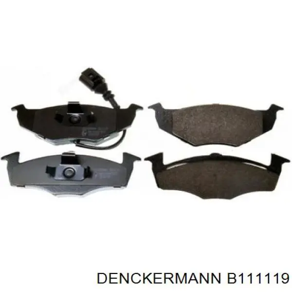 B111119 Denckermann колодки гальмівні передні, дискові