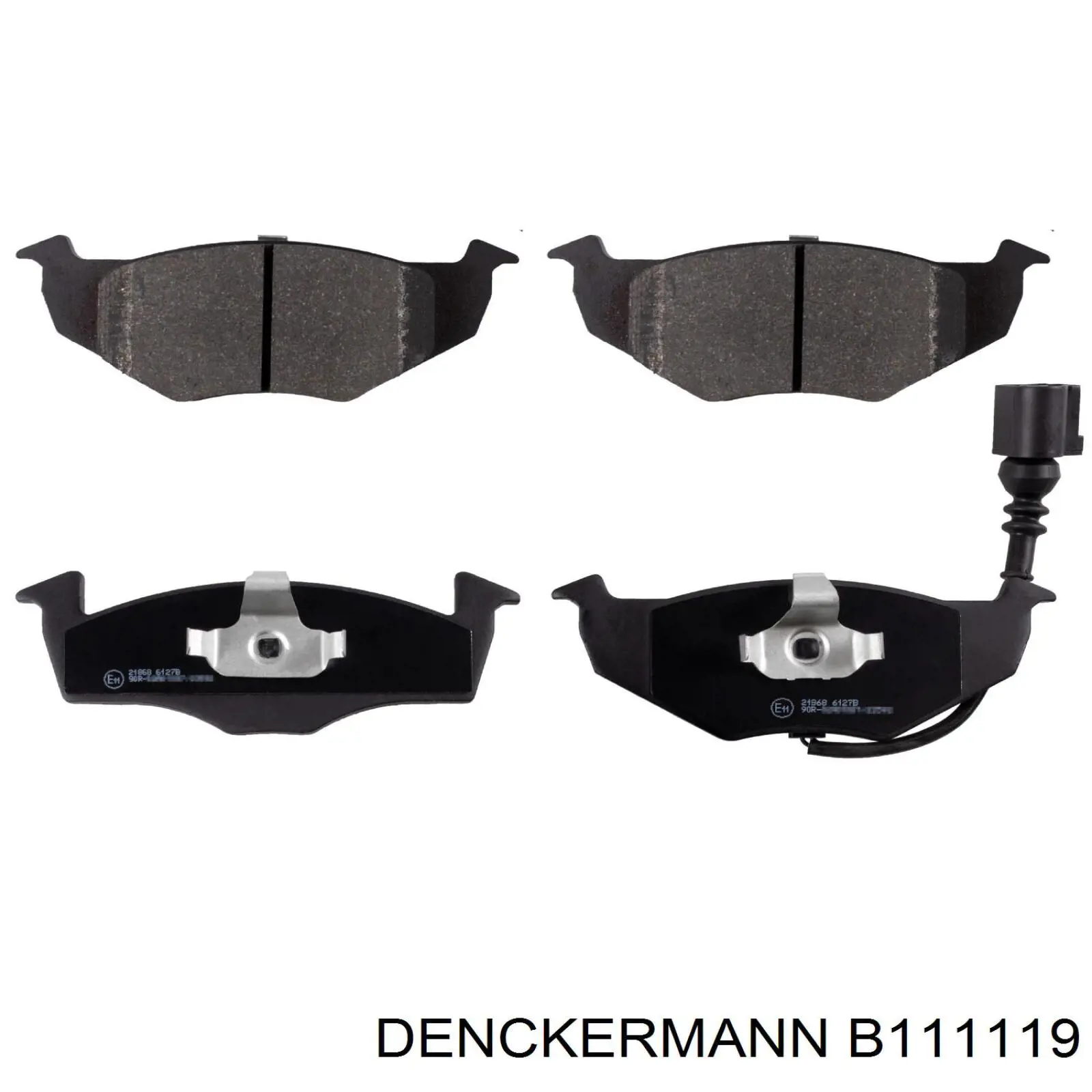 Гальмівні колодки Denckermann B111119 ціна, від 22.81 USD