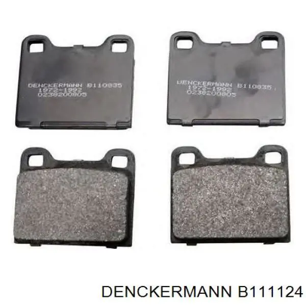 Гальмівні колодки Denckermann B111124 ціна, від 36.01 USD