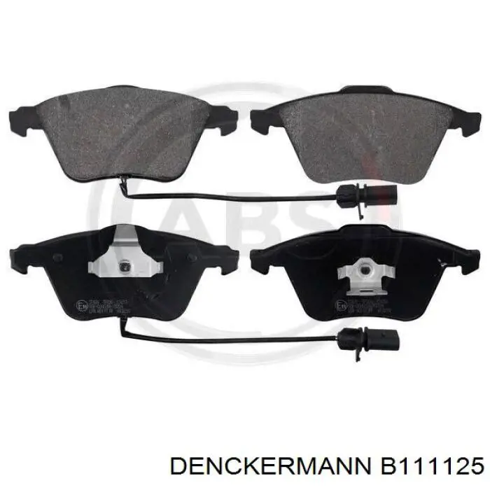 Гальмівні колодки Denckermann B111125 ціна, від 30.69 USD