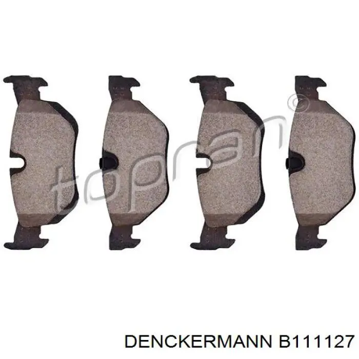 Задні гальмівні колодки Denckermann B111127 ціна, від 21.51 USD