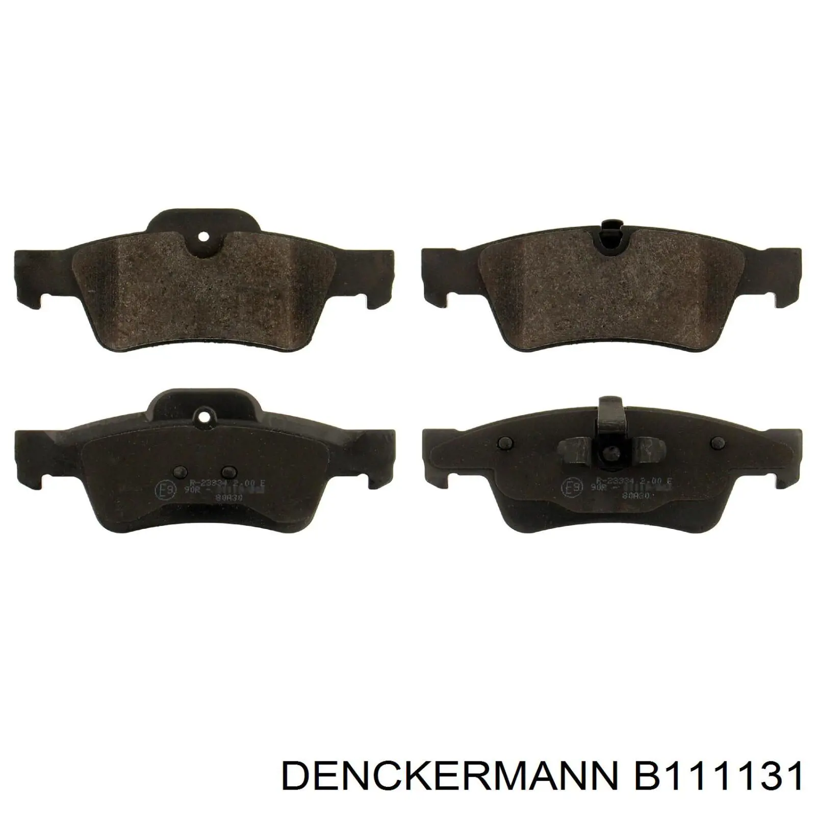 Задні гальмівні колодки Denckermann B111131 ціна, від 29.11 USD
