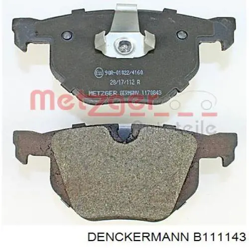 Купити B111143 Denckermann Задні колодки