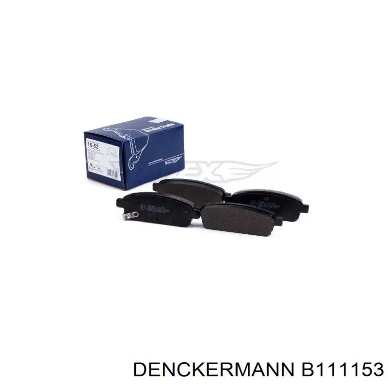 Купити B111153 Denckermann Задні колодки