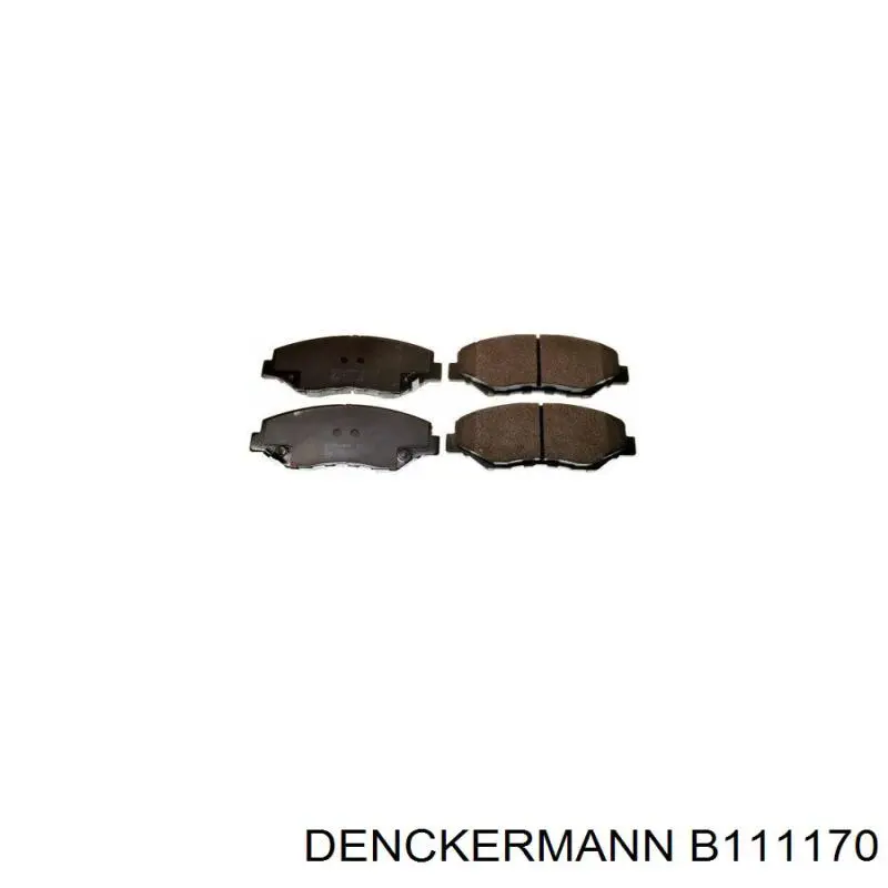 B111170 Denckermann Передні гальмівні колодки