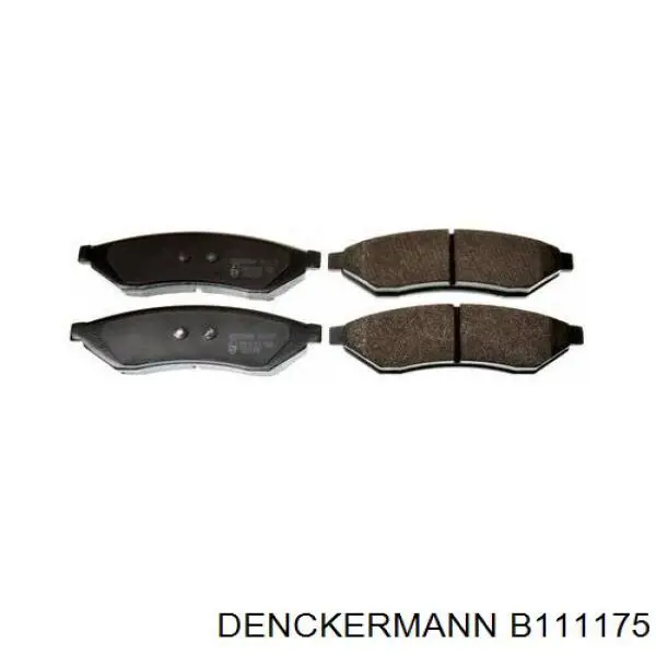 Задні гальмівні колодки Denckermann B111175 ціна, від 16.43 USD