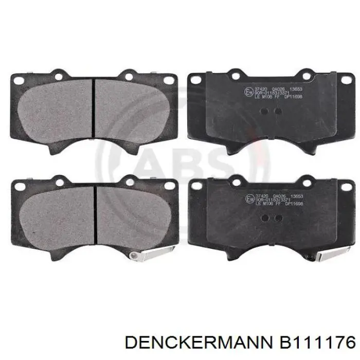 Гальмівні колодки Denckermann B111176 ціна, від 28.18 USD
