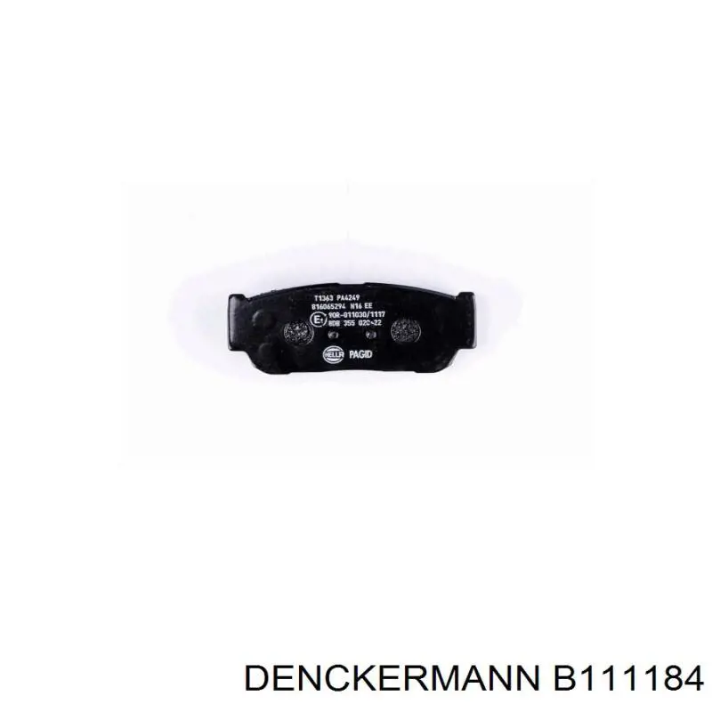 Купити B111184 Denckermann Задні колодки