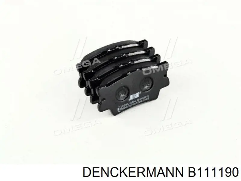 Купити B111190 Denckermann Задні колодки