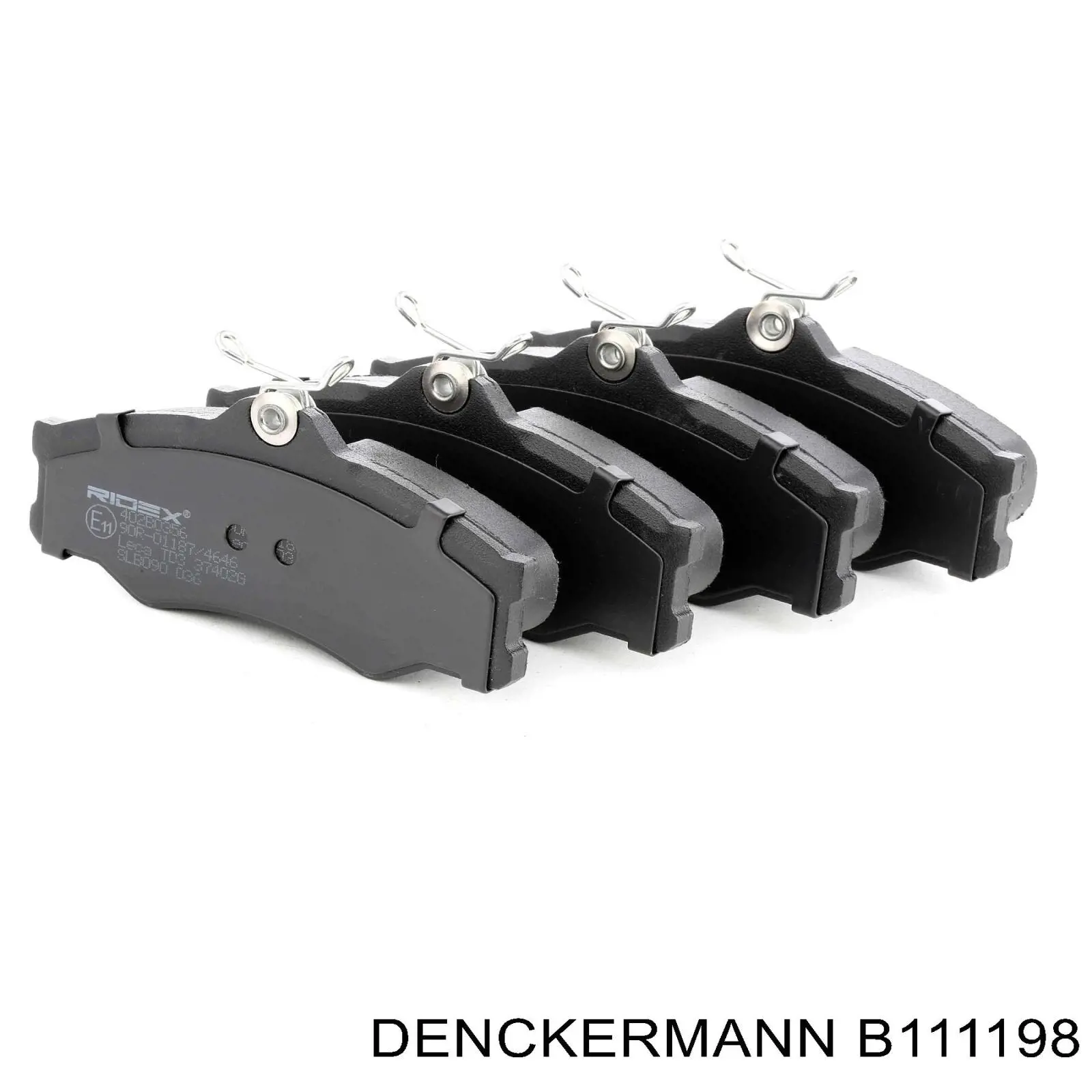 B111198 Denckermann колодки гальмівні передні, дискові