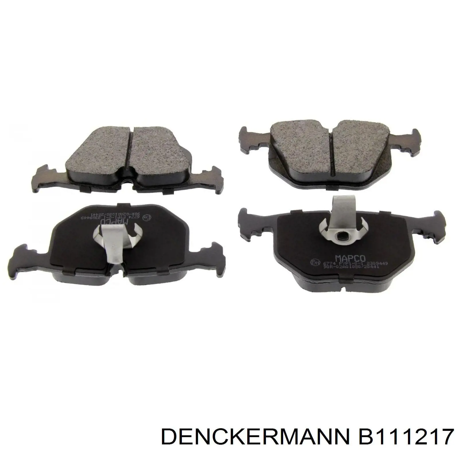 Задні гальмівні колодки Denckermann B111217 ціна, від 20.55 USD