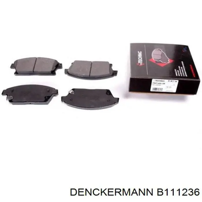 Гальмівні колодки Denckermann B111236 ціна, від 23.24 USD