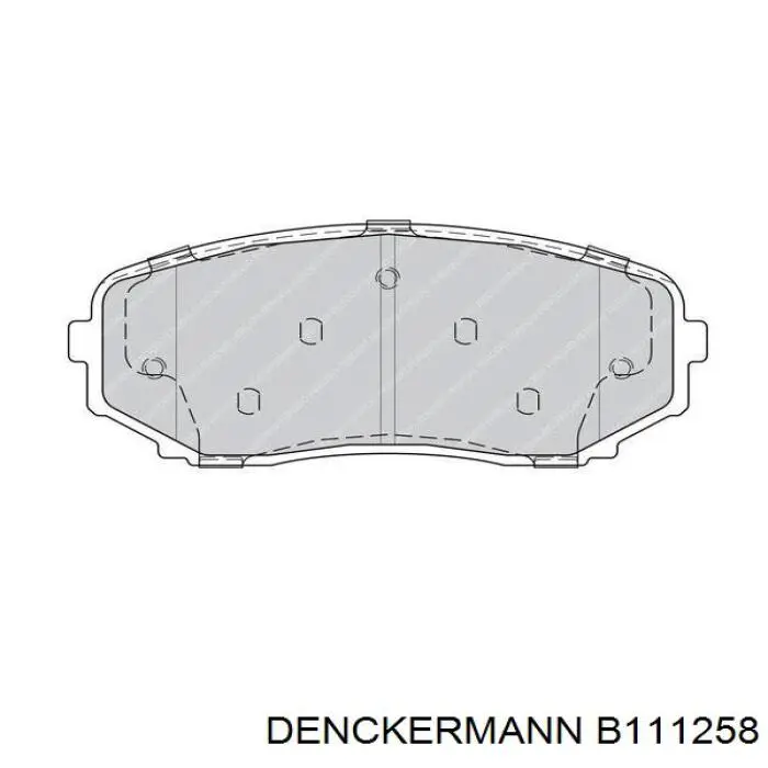 B111258 Denckermann Передні гальмівні колодки