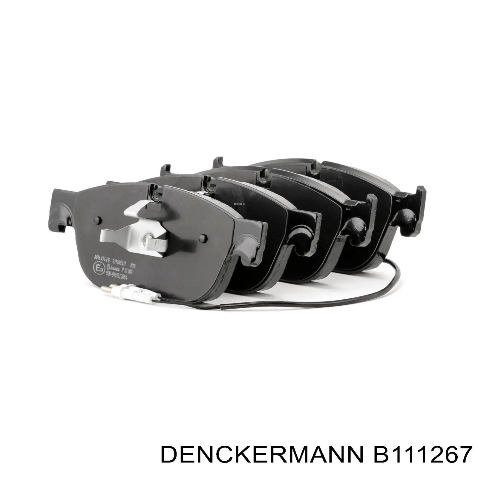 B111267 Denckermann колодки гальмівні передні, дискові