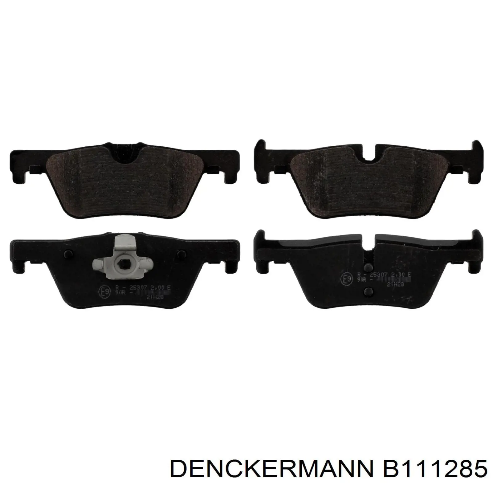 B111285 Denckermann колодки гальмові задні, дискові