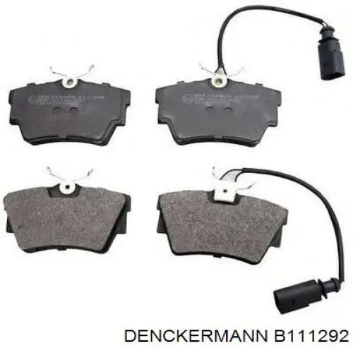 Гальмівні колодки Denckermann B111292 ціна, від 32.86 USD