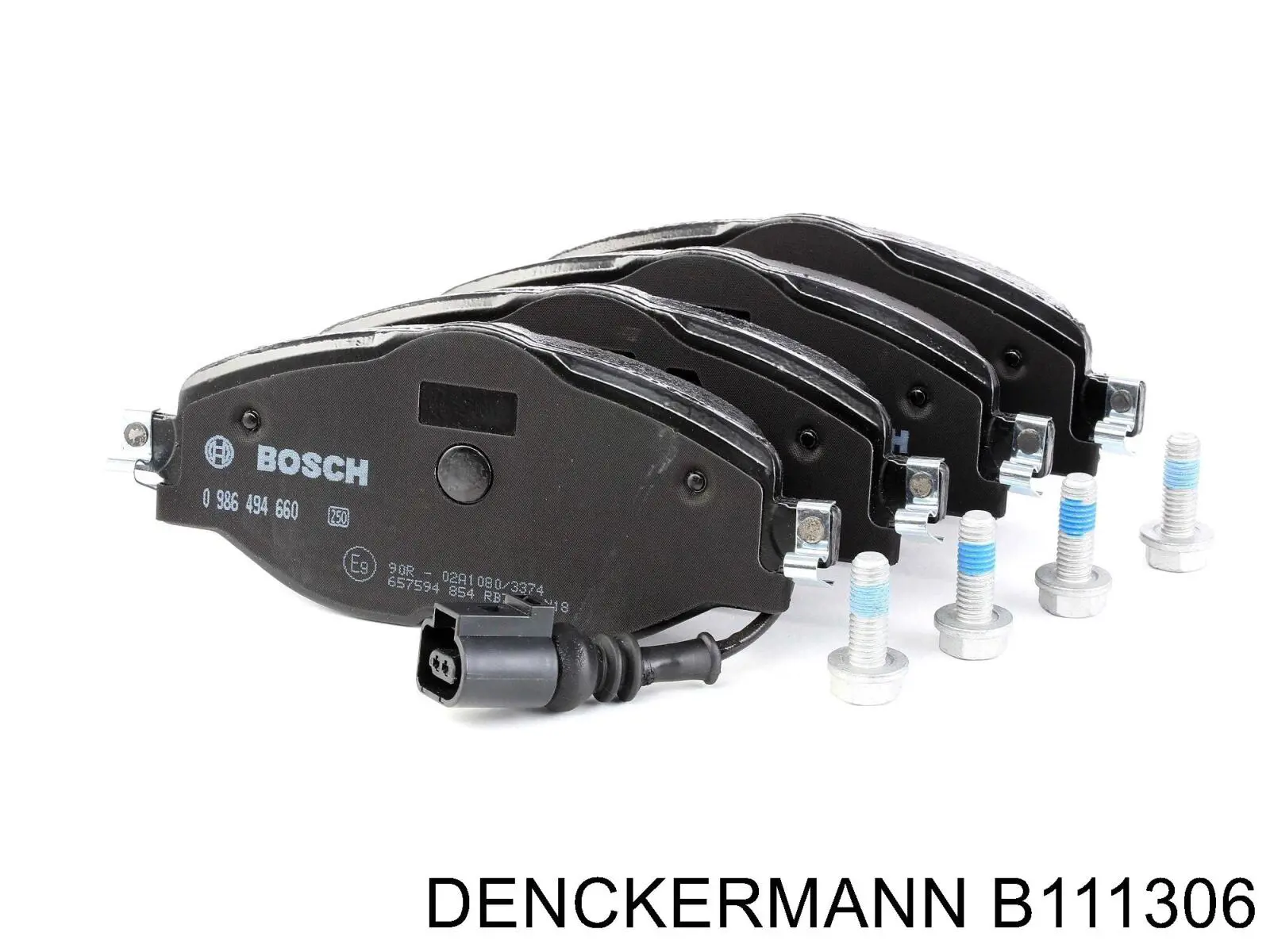Гальмівні колодки Denckermann B111306 ціна, від 27.93 USD
