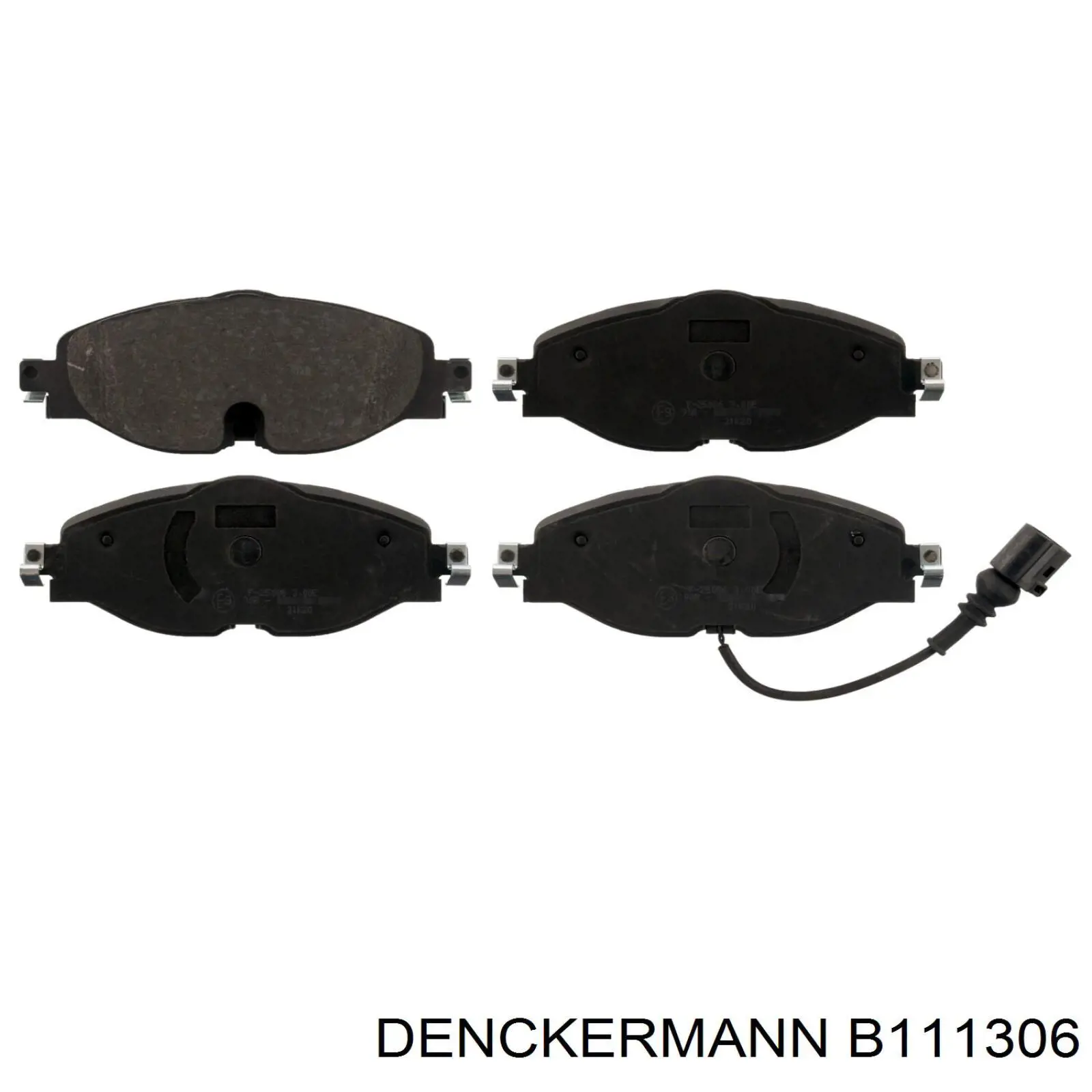 Гальмівні колодки Denckermann B111306 ціна, від 27.93 USD