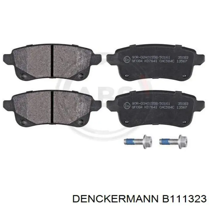 Купити B111323 Denckermann Задні колодки