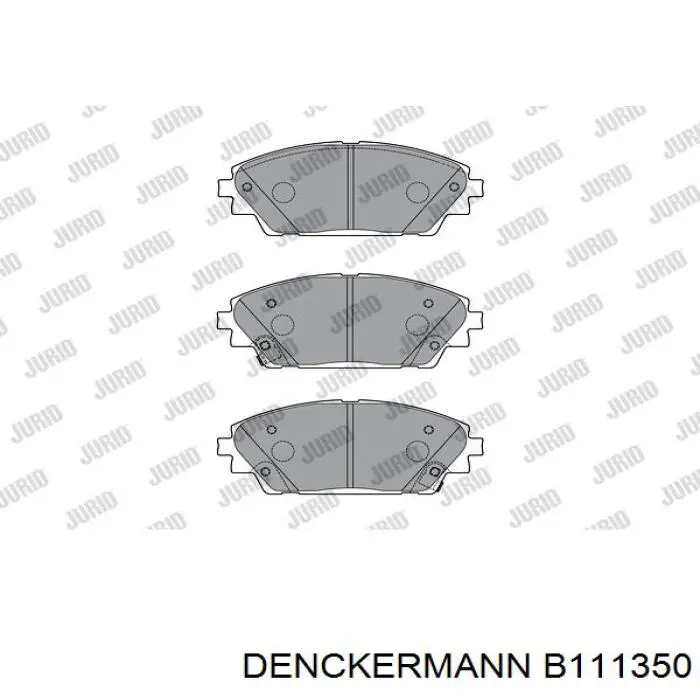 Гальмівні колодки Denckermann B111350 ціна, від 24.92 USD