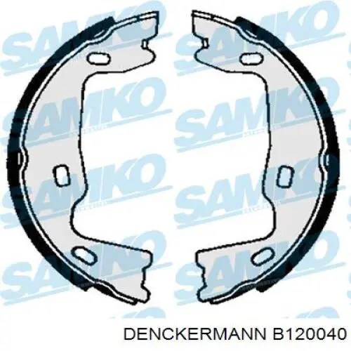 Колодки ручника / стоянкового гальма Denckermann B120040 ціна, від 13.41 USD