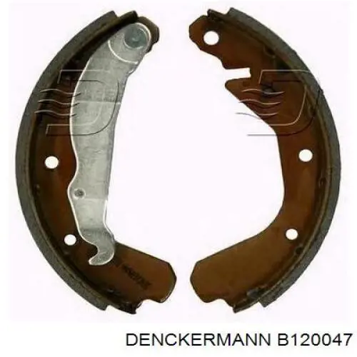 B120047 Denckermann колодки гальмові задні, барабанні