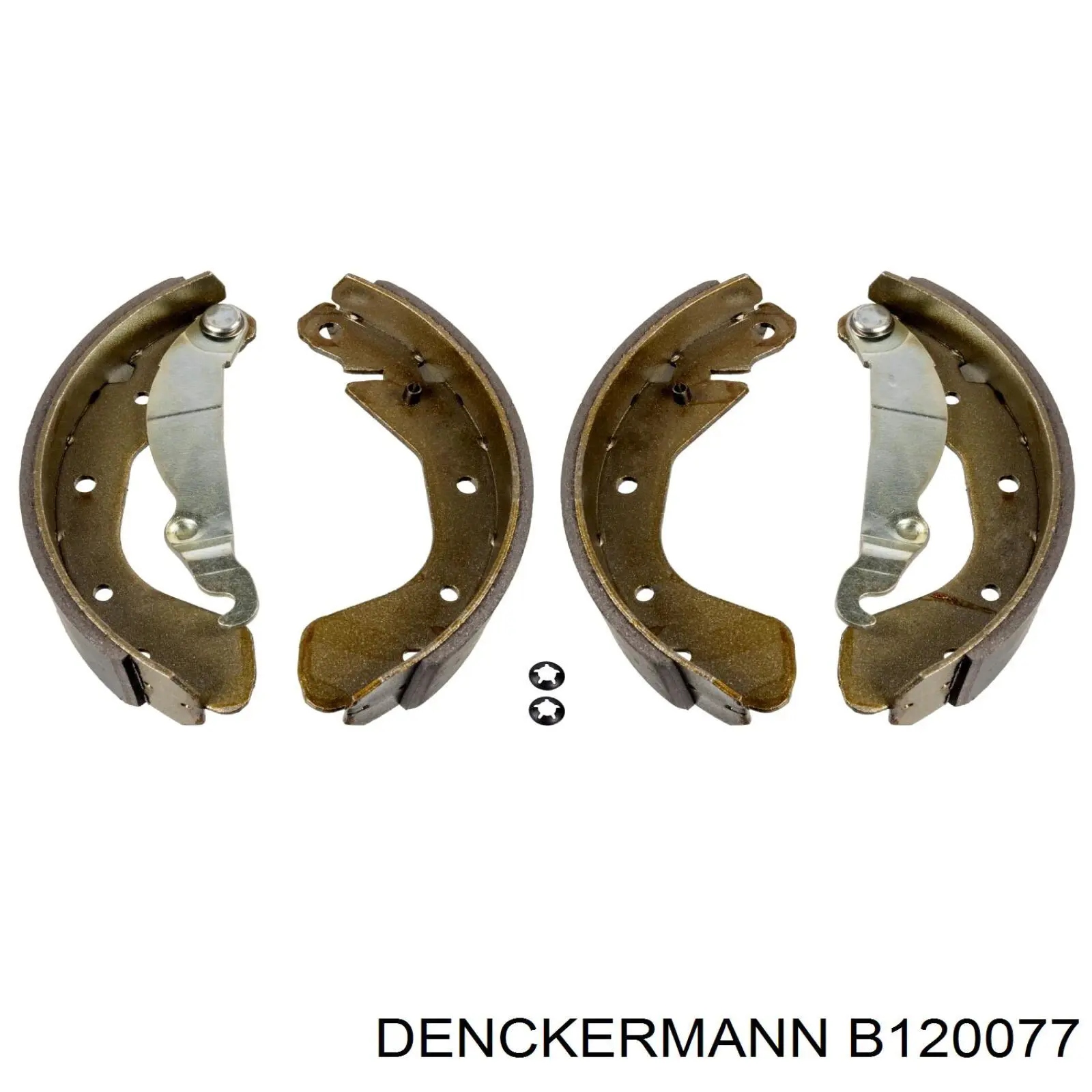 B120077 Denckermann колодки гальмові задні, барабанні