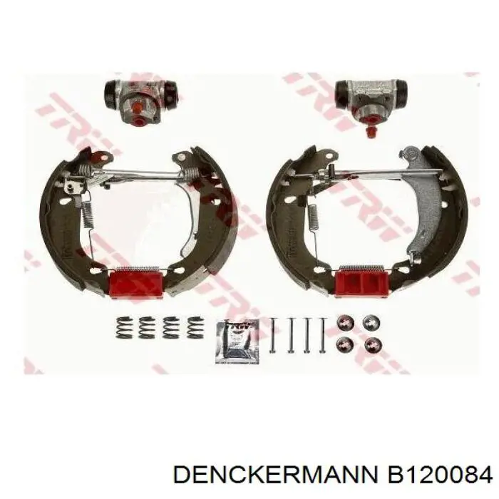 Купити B120084 Denckermann Колодки гальмові задні, барабанні