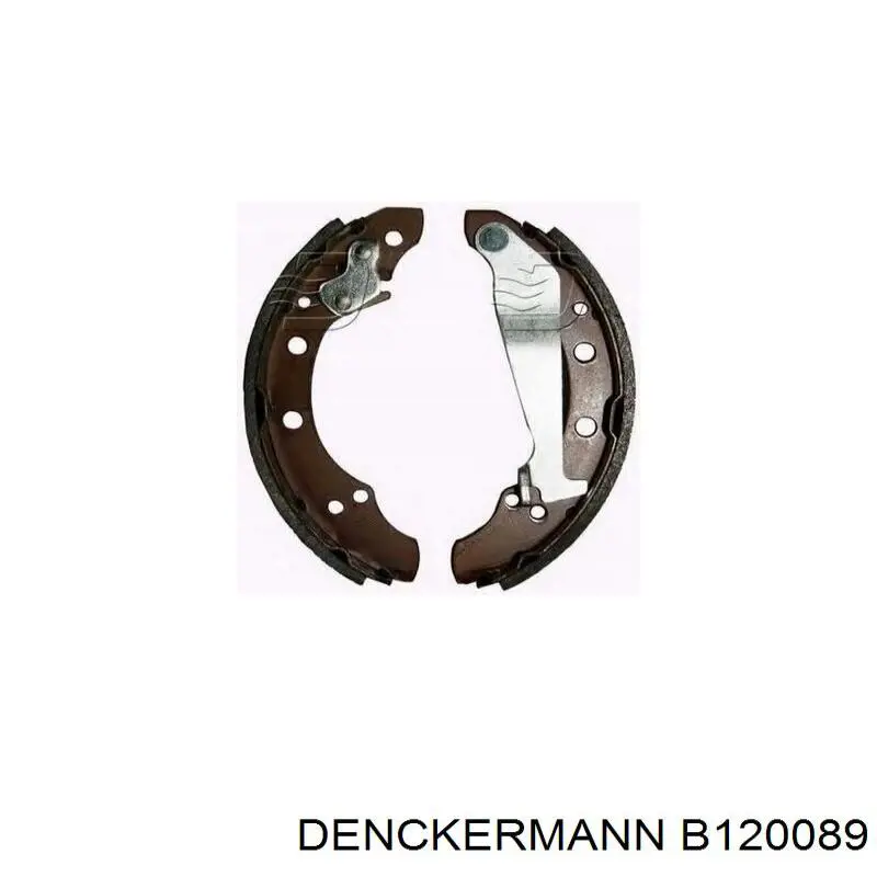B120089 Denckermann колодки гальмові задні, барабанні