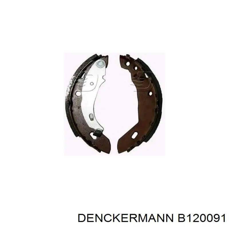B120091 Denckermann колодки гальмові задні, барабанні