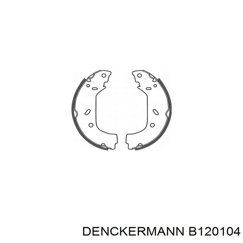 B120104 Denckermann колодки гальмові задні, барабанні