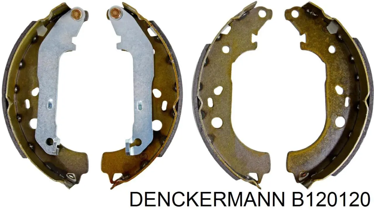 B120120 Denckermann колодки гальмові задні, барабанні