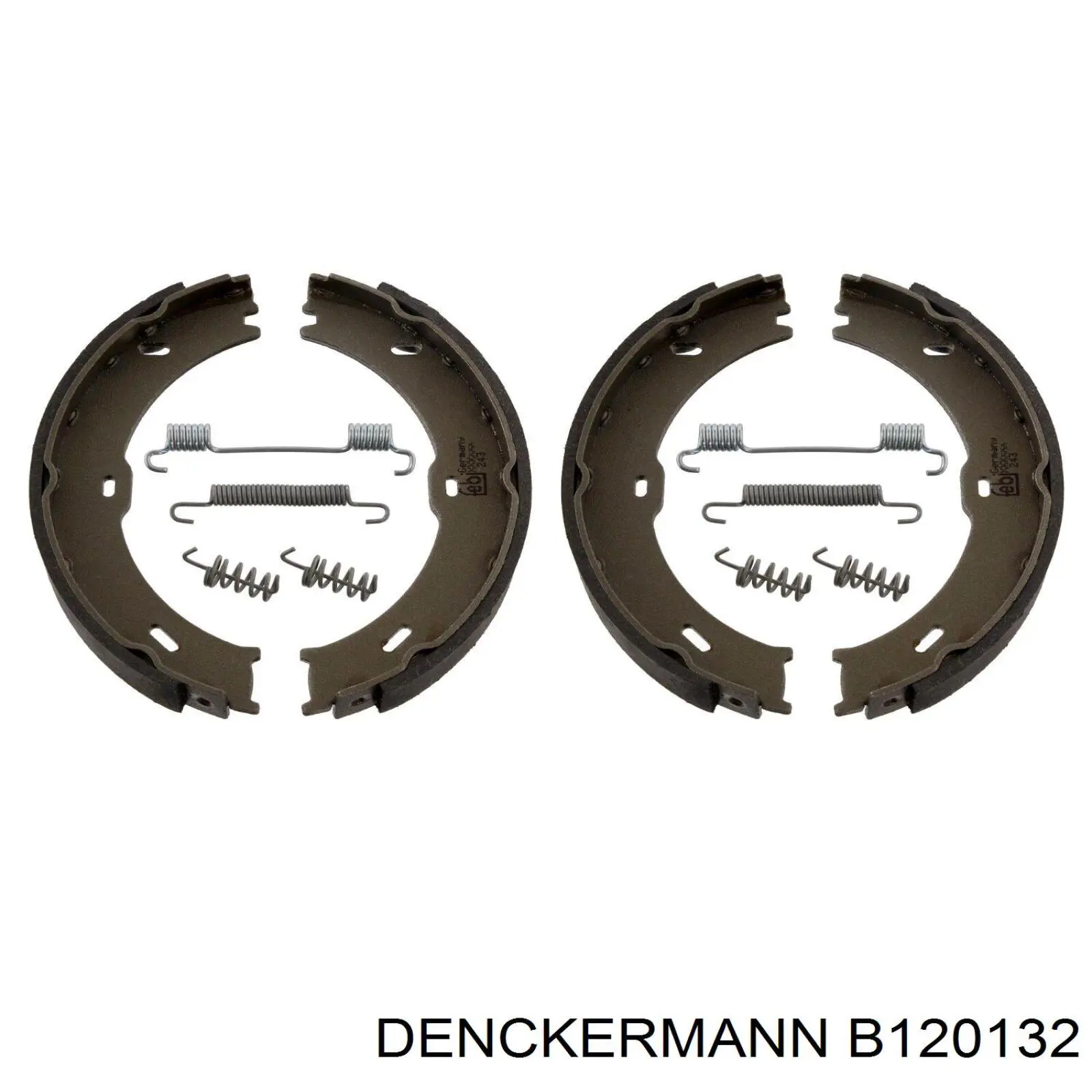 B120132 Denckermann Гальмівні колодки ручника