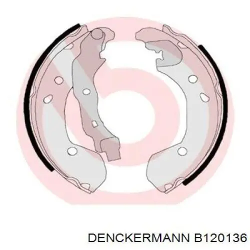 Колодки гальмові задні, барабанні Denckermann B120136 ціна, від 22.55 USD