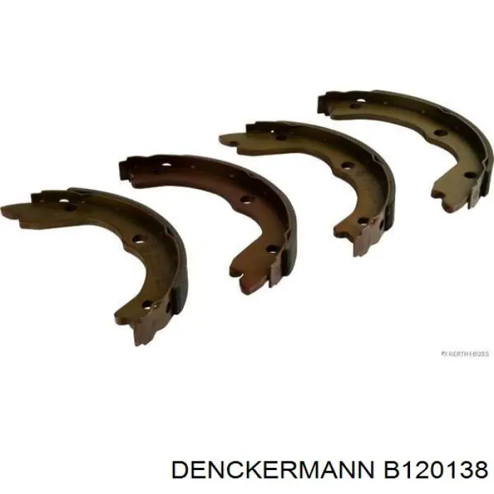 B120138 Denckermann колодки ручника/стоянкового гальма