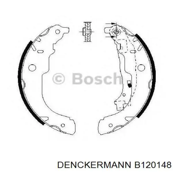 Колодки гальмові задні, барабанні Denckermann B120148 ціна, від 22.35 USD