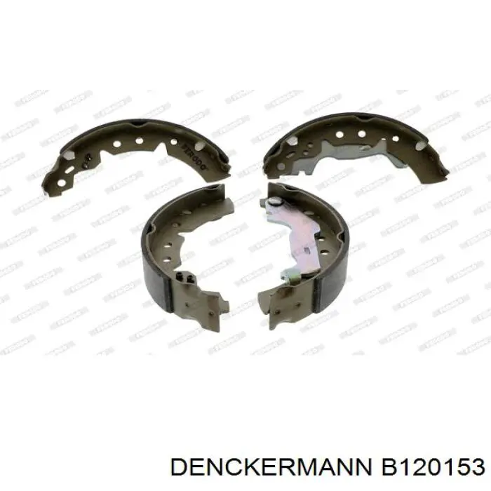 B120153 Denckermann колодки гальмові задні, барабанні