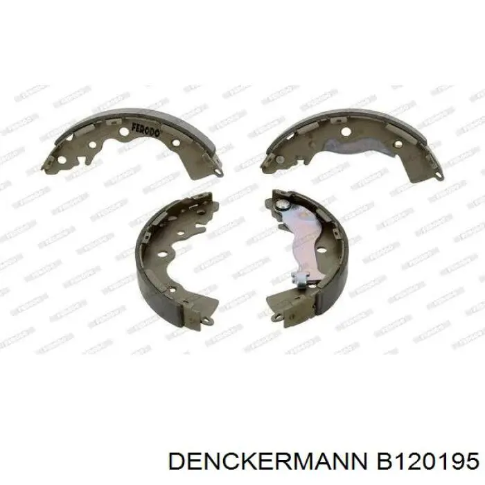 Купити B120195 Denckermann Колодки гальмові задні, барабанні